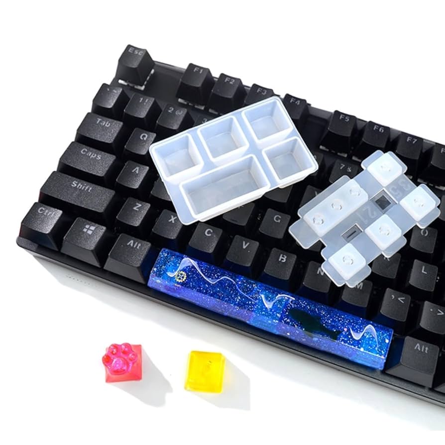 Latrialum カスタムキーキャップレジン 趣味】メカニカルキーボードのキーキャップをレジンで作る